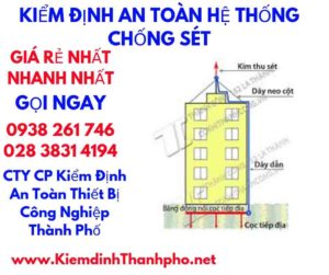 kiểm định an toàn hệ thống chống sét- hệ thống điện