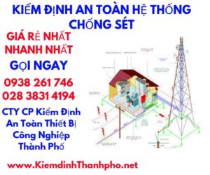 hình ảnh kiểm định an toàn hệ thống chống sét- hệ thống điện