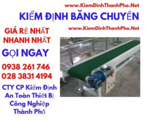 hình ảnh kiểm định băng chuyền