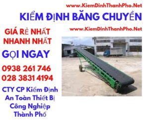 hình ảnh kiểm định băng chuyền