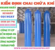 hình ảnh kiểm định chai chứa khí