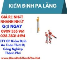 hình ảnh kiểm định pa lăng