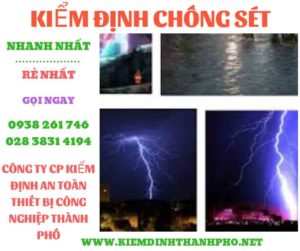 Hình ảnh kiểm định chông sét