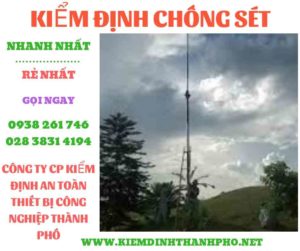 Hình ảnh kiểm định chông sét