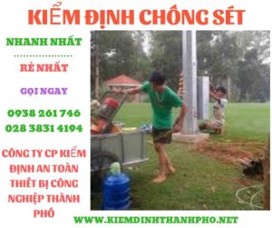 Hình ảnh kiểm định chông sét