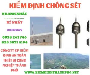 Hình ảnh kiểm định chông sét