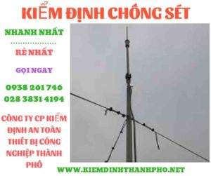 Hình ảnh kiểm định chông sét