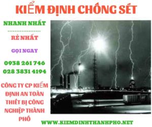 Hình ảnh kiểm định chông sét