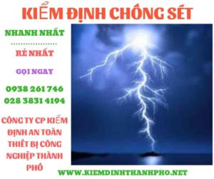 Hình ảnh kiểm định chông sét