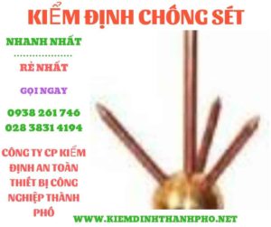 Hình ảnh kiểm định chông sét