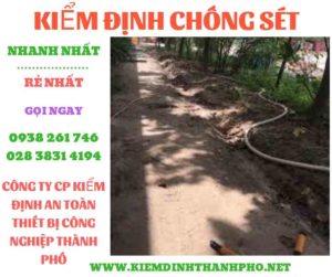 Hình ảnh kiểm định chông sét