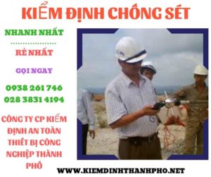 Hình ảnh kiểm định chông sét