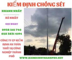 Hình ảnh kiểm định chông sét