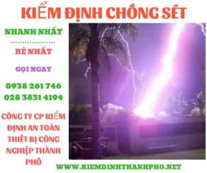 Hình ảnh kiểm định chông sét