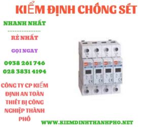 Hình ảnh kiểm định chông sét