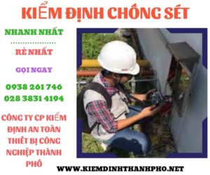 Hình ảnh kiểm định chông sét