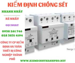 Hình ảnh kiểm định chông sét