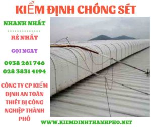 Hình ảnh kiểm định chông sét