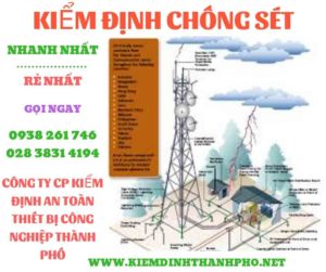 Hình ảnh kiểm định chông sét