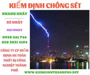 Hình ảnh kiểm định chông sét