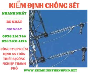 Hình ảnh kiểm định chông sét