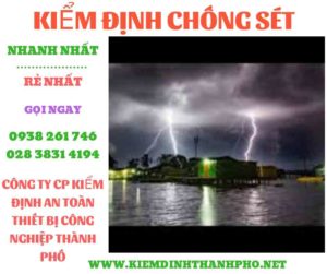 kiểm định chống sét, báo giá kiểm định 