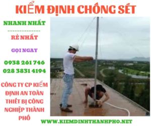 Hình ảnh kiểm định chông sét