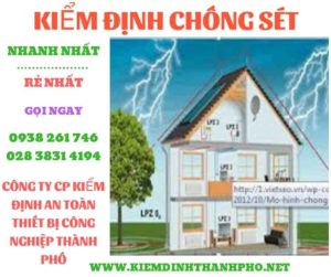 hình ảnh kiểm định chống sét