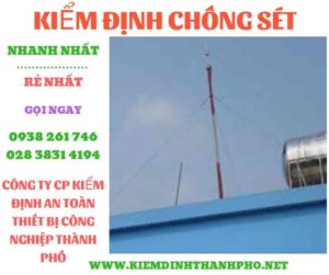 Hình ảnh kiểm định chông sétHình ảnh kiểm định chông sét