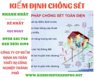 Hình ảnh kiểm định chông sét