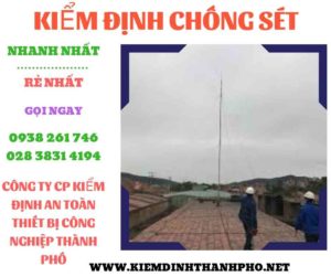 Hình ảnh kiểm định chông sét