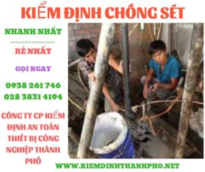 Hình ảnh kiểm định chông sét