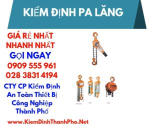 hình ảnh kiểm định pa lăng