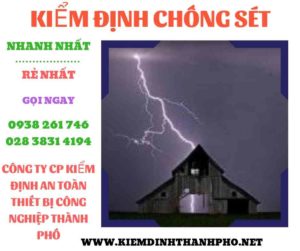 Hình ảnh kiểm định chông sét