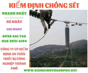 Hình ảnh kiểm định chông sét