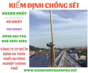 Hình ảnh kiểm định chông sét