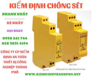 Hình ảnh kiểm định chông sét