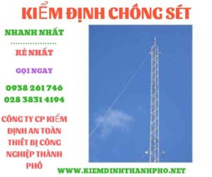 Hình ảnh kiểm định chông sét