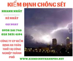 Hình ảnh kiểm định chông sét