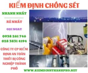 Hình ảnh kiểm định chông sét