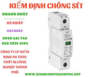 Hình ảnh kiểm định chông sét