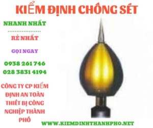 Hình ảnh kiểm định chông sét