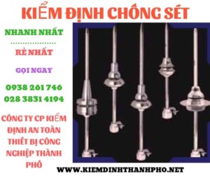 Hình ảnh kiểm định chông sét