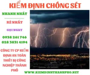 Hình ảnh kiểm định chông sét