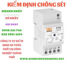 Hình ảnh kiểm định chông sét