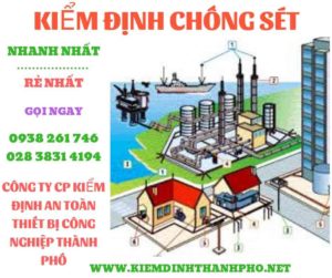 Hình ảnh kiểm định chông sét