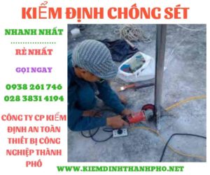 Hình ảnh kiểm định chông sét