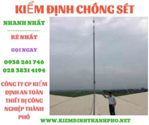 Hình ảnh kiểm định chông sét