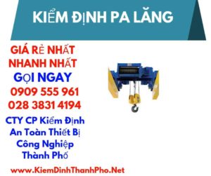 hình ảnh kiểm định pa lăng