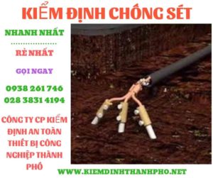 Hình ảnh kiểm định chông sét